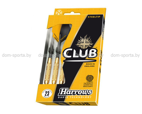 Дротики для дартс Harrows Club Brass (22, 23, 24 гр.)