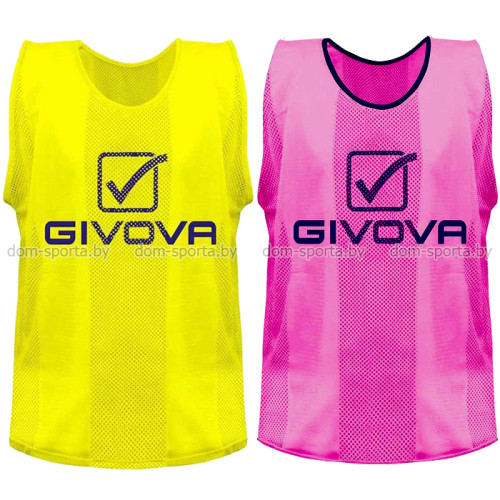 Манишка спортивная Givova L (46-52) синяя CT01