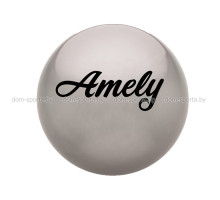 Мяч Amely 19 см серый AGB-101-19-GR