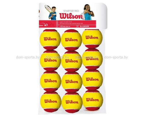 Мячи теннисные Wilson Starter Red Tball