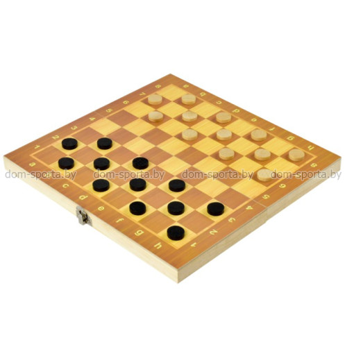 Нарды/шашки/шахматы 34х34см деревянные CF-W772