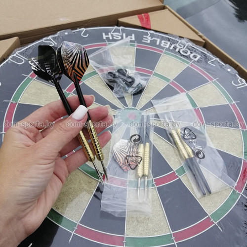 Дартс Double Fish 18" сизаль HF-01 с дротиками профессиональный