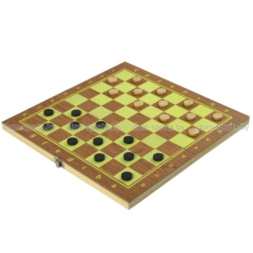 Нарды/шашки/шахматы 29х29см деревянные CF-W001