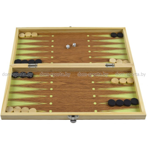 Нарды/шашки/шахматы 29х29см деревянные CF-W001