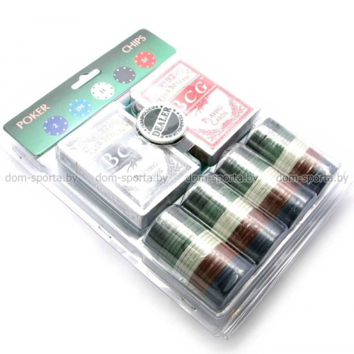 Покер набор 100 фишек  M-2-N
