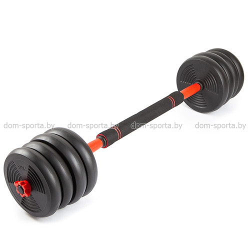 Гантели-гири разборные 15кг х 2шт Ametist с грифом