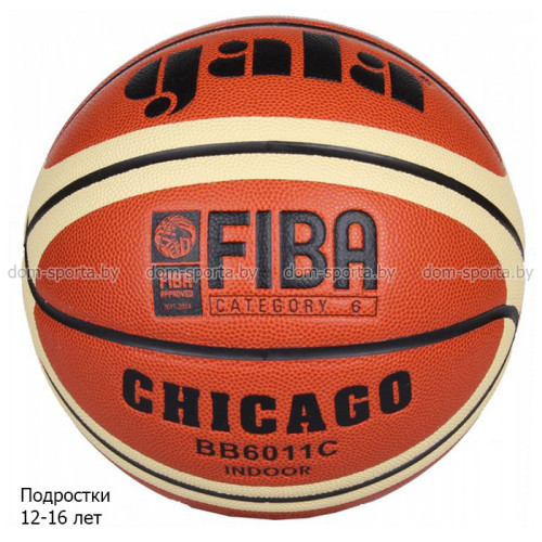 Мяч баскетбольный Gala Chicago №6 (12-16 лет) BB6011CA матчевый