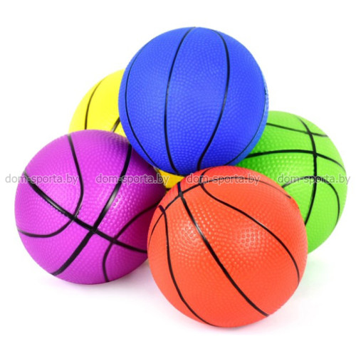 Мяч гладкий 10 см Cliff надувной баскетбол