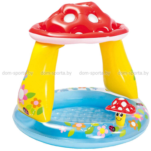 Бассейн надувной 102x89см Intex Mushroom 57114F