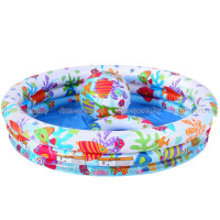 Бассейн надувной 132x28см Intex Fishbowl pool set 59469F