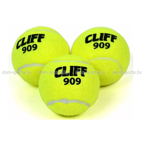 Мячи теннисные Cliff (3шт) CF-909