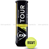Мячи теннисные Dunlop Tour Brilliance (4шт)