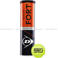 Мячи теннисные Dunlop Fort Clay Court 4шт грунт