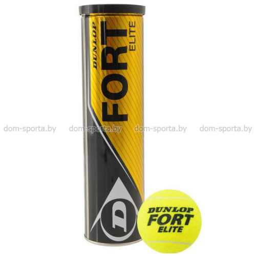 Мячи теннисные Dunlop Fort Elite 4шт