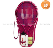 Ракетка теннисная Wilson Burn Pink 25 Starter Set (WRT219000)