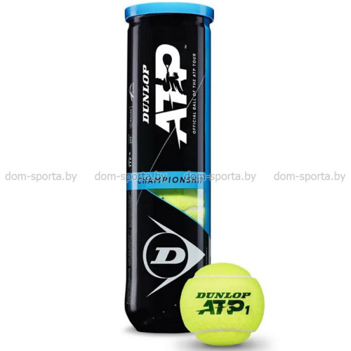 Мячи теннисные Dunlop ATP Championship 4шт Мячи теннисные Dunlop ATP Championship 4шт