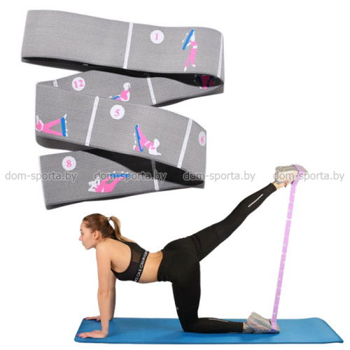 Эспандер-лента для стрейчига замкнутая 83х5см LA5085