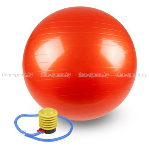 Фитбол CALVIANO 55 см с насосом (антивзрыв)