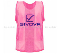 Манишка спортивная Givova L (46-52) розовая CT01