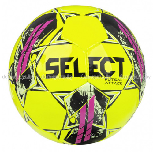 Мяч для минифутбола Select Futsal Attack Yellow тренировочный