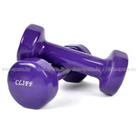 Гантели виниловые 1,5 кг Cliff CF-GV-1.5