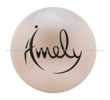 Мяч Amely 15 см жемчужный AGB-301-15-RI