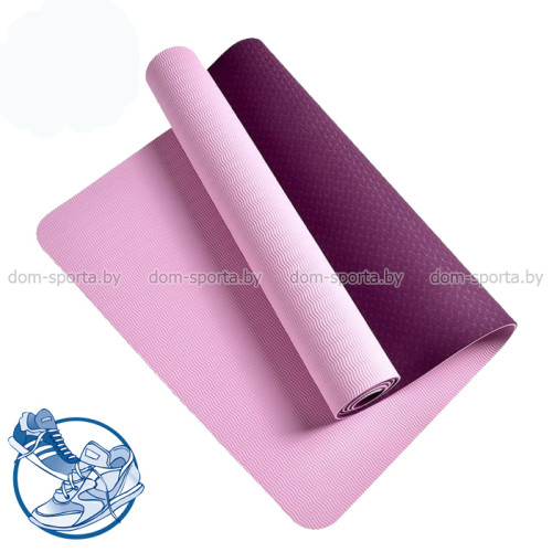 Коврик для фитнеса 180х61х0,5см TPE