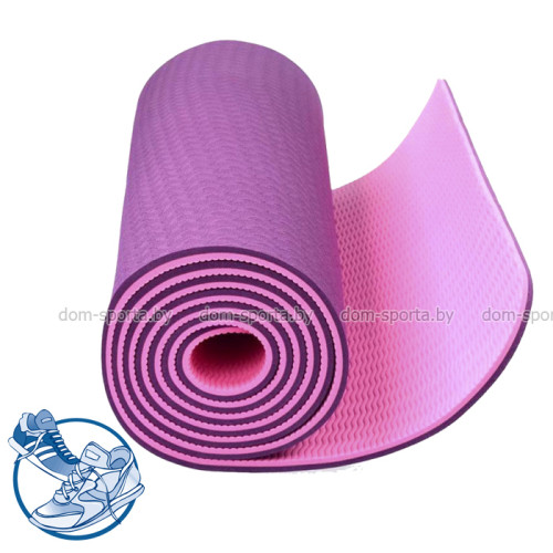 Коврик для фитнеса 180х80х0,6см TPE-8006