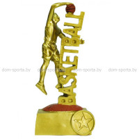 Кубок HX1237-B5 Баскетбол 17см золото