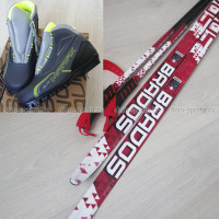 Лыжный комплект детский NNN (175 см) с ботинками Marax-300