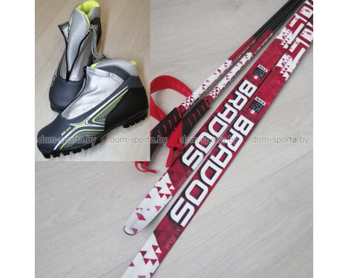 Лыжный комплект детский NNN (175 см) с ботинками Marax-400
