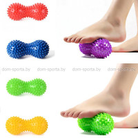 Мяч массажный 16х7,5 см арахис жесткий