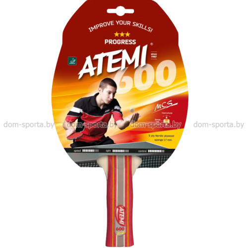 Ракетка для настольного тенниса Atemi A600 Progress AN