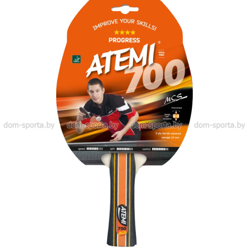 Ракетка для настольного тенниса Atemi A700 Progress CV