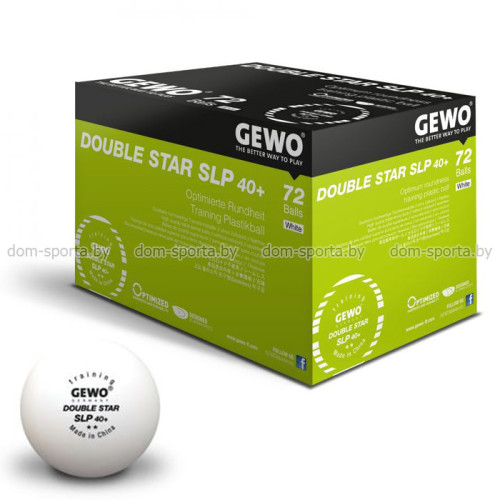 Шарик (мяч) Gewo Ball Double Star SLP 40+ 2* тренировочный