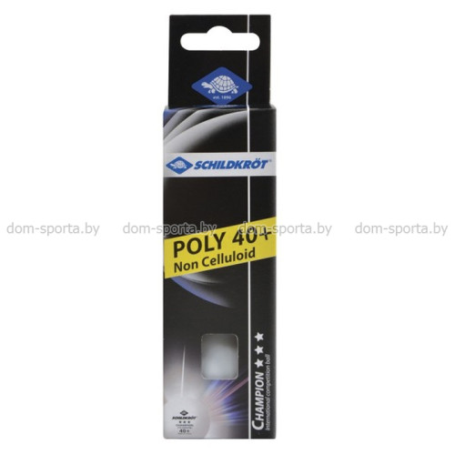 Шарики (мячи)  Schildkröt Champion ITTF 3* (3 шт) профессиональные