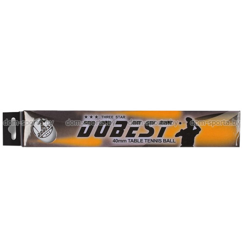 Шарики (мячи) DoBest Fish 3* (6 шт) любительские