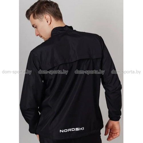 Куртка спортивная (ветровка) Nordski Run Black