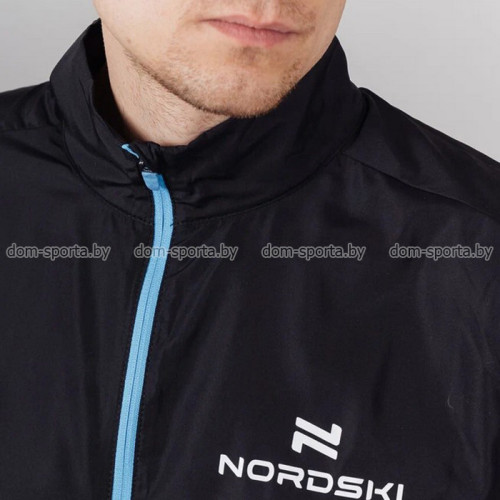 Куртка спортивная (ветровка) Nordski Run Black