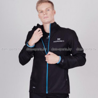 Куртка спортивная (ветровка) беговая Nordski Run Black