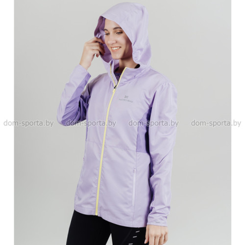 Куртка спортивная (ветровка) Nordski Run Lilac W