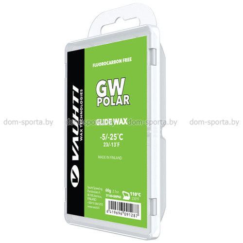 Парафин безфторовый Vauhti GW POLAR -5C/-25C 60 гр EV-325-GWP60