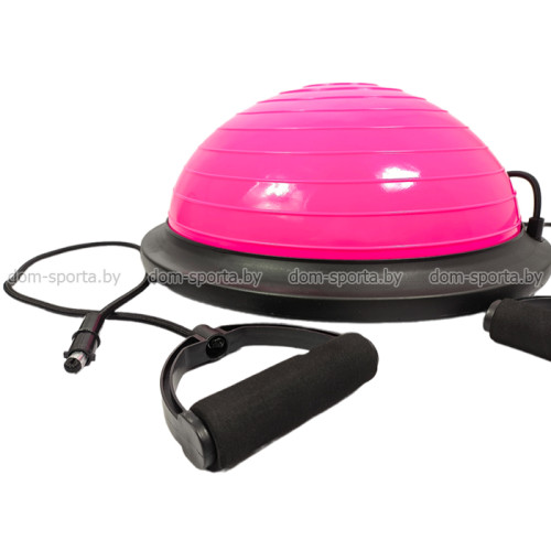 Балансир 45 см полусфера Ametist Bosu Ball с эспандерами