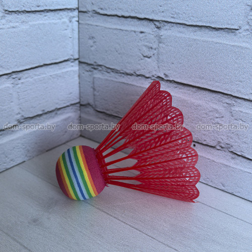 Волан пластиковый 1шт цветной BIG-12